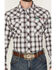 Image #4 - Wrangler Men's Plaid Print Logo Long Sleeve Snap Western Shirt, Black, hi-res