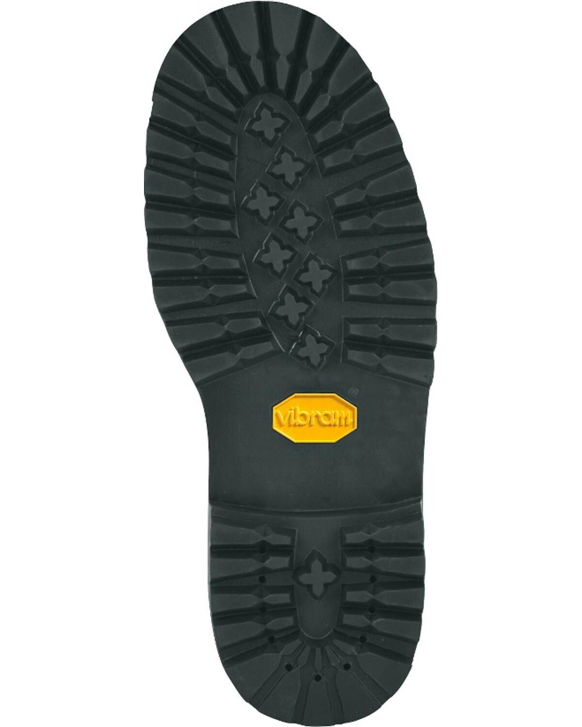 Image #3 - Chippewa Classic 8" Logger Boots - Steel Toe, Chocolate, hi-res