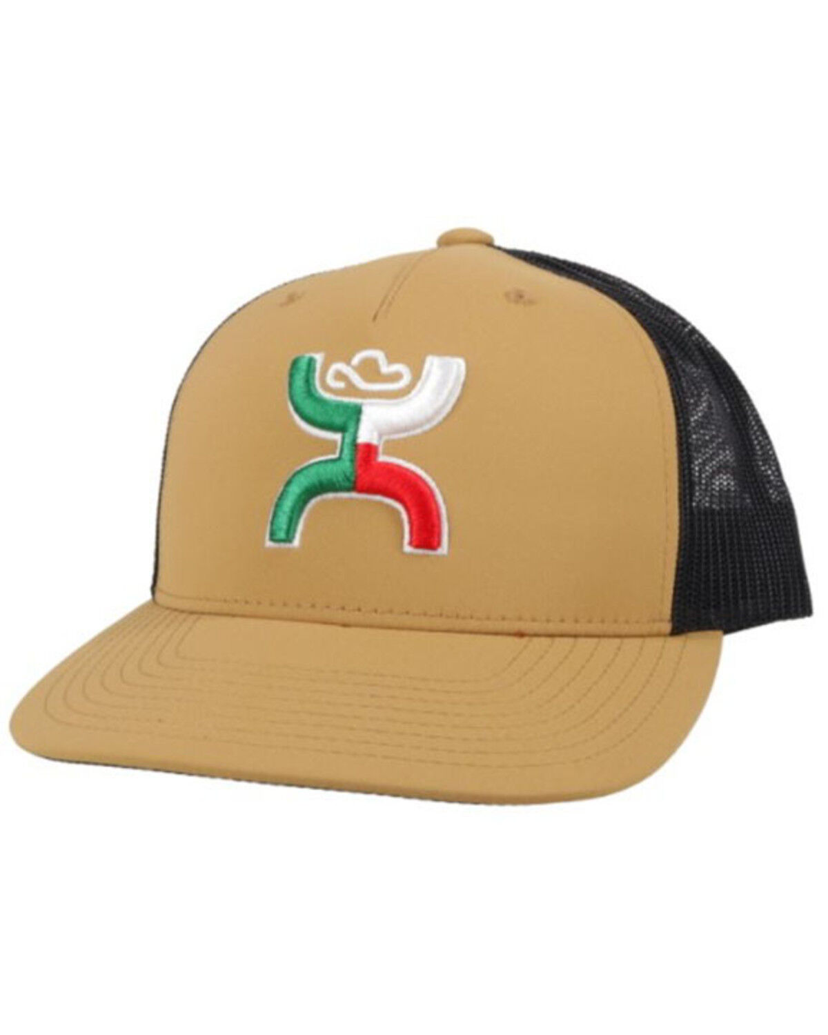 Image #1 - Hooey Men's Boquillas Embroidered Logo Trucker Cap, Tan, hi-res
