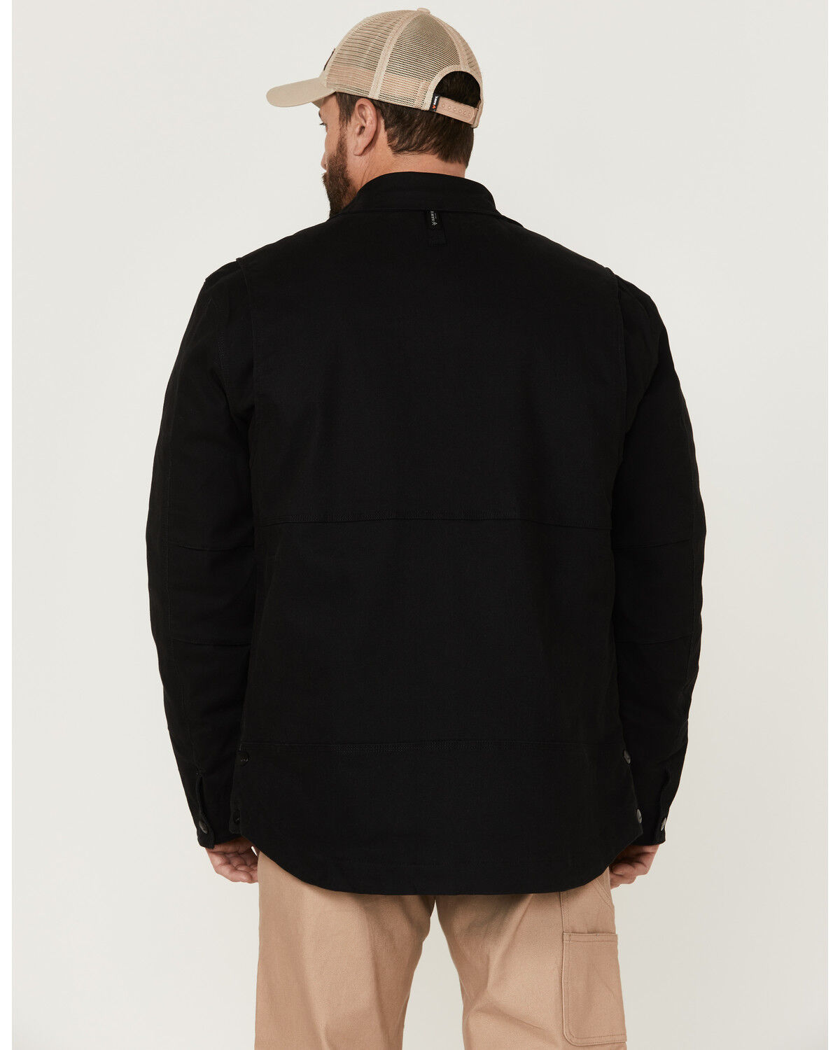 Image #5 - Hawx Men's Pro Insulated Zip-Front Work Car Jacket, Black, hi-res