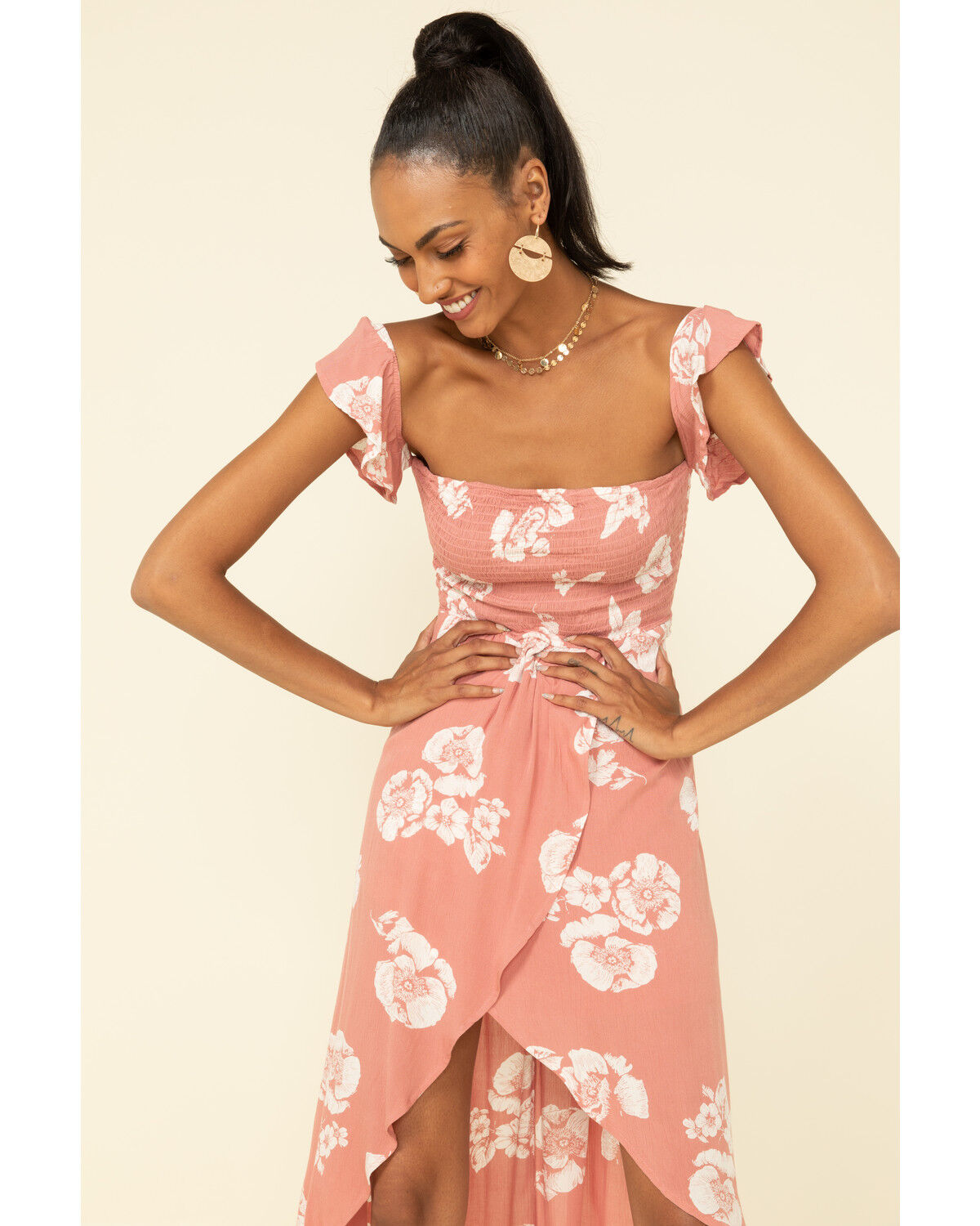 womens blush dress