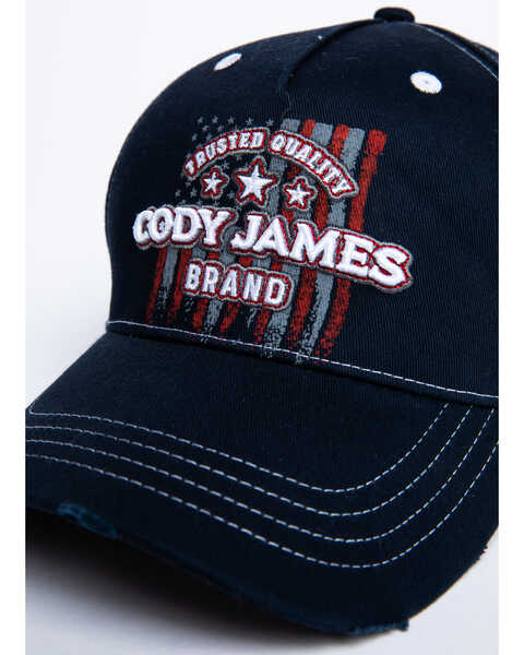 Image #6 - Cody James Men's Gradient Flag Ball Cap , Blue, hi-res
