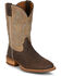 Image #1 - Justin Men's Outlaw Rustle Performance Western Boots - Broad Square Toe, Brown, hi-res