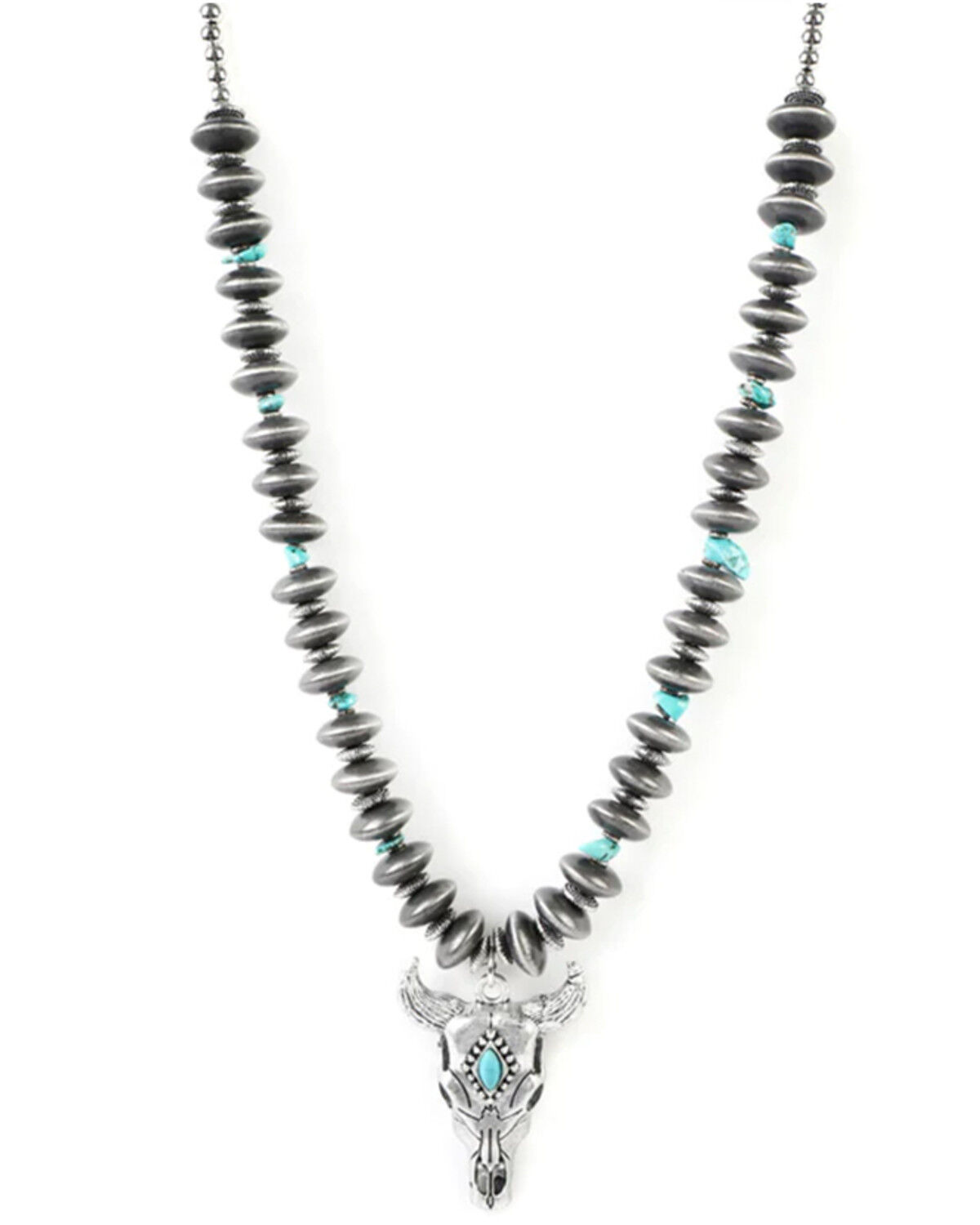 Image #1 - Cowgirl Confetti Women's Lonesome Valley Necklace, Silver, hi-res