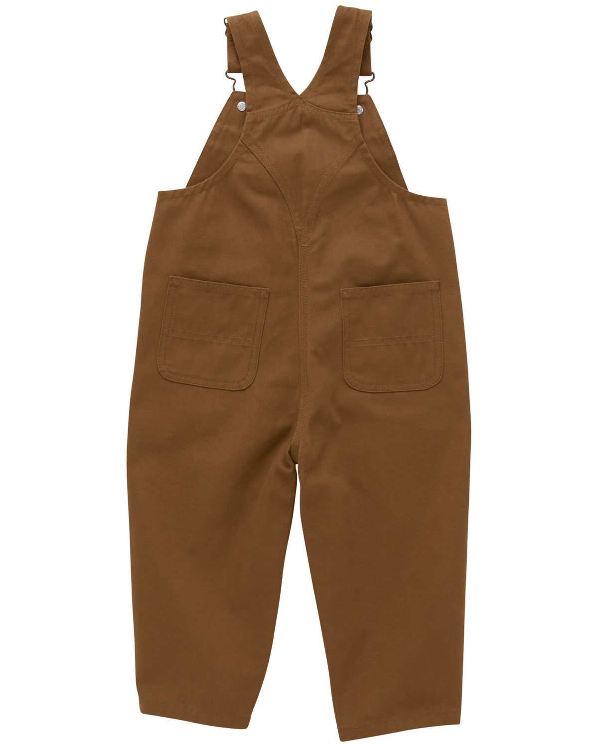 Image #2 - Carhartt Infant Girls' Overalls, Brown, hi-res