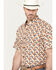 Image #2 - RANK 45&reg; Men's Abstract Geo Print Short Sleeve Button-Down Shirt, Gold, hi-res