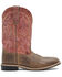 Image #2 - Smoky Mountain Women's Odessa Western Boots - Broad Square Toe , Red, hi-res