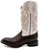 Image #3 - Ferrini Men's Kai Performance Western Boots - Broad Square Toe, Chocolate, hi-res
