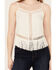 Image #4 - Idyllwind Women's Briarwick Jacquard Print Fringe And Lace Tank Top, Ivory, hi-res