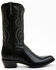 Image #2 - Lucchese Men's Cowhide Western Boots - Round Toe, Black, hi-res