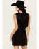Image #4 - Idyllwind Women's Wetzel Western Yoke Dress, Black, hi-res
