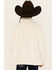 Image #4 - Urban Republic Girls' Long Faux Fur Coat, Ivory, hi-res