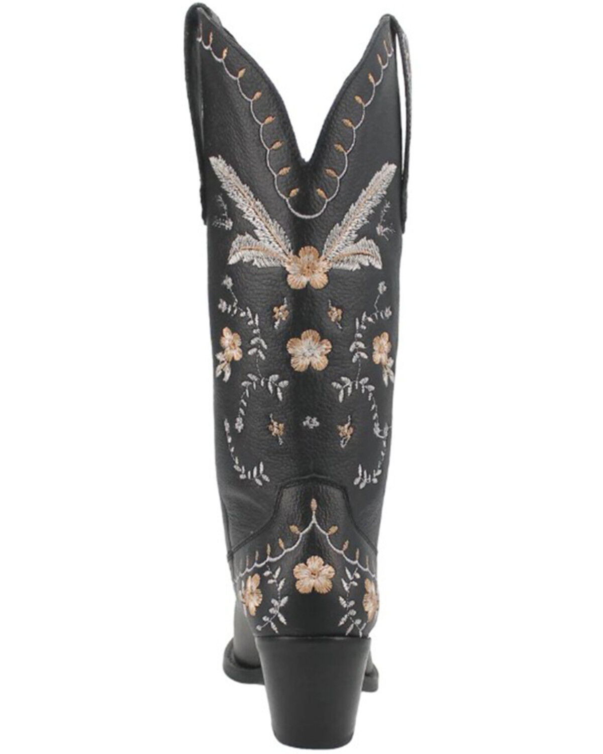 Image #5 - Dingo Women's Full Bloom Western Boots - Round Toe, Black, hi-res