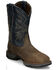 Tony Lama Men's Bartlett Stone Western Work Boots - Steel Toe, Brown, hi-res