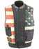 Image #4 - Milwaukee Leather Men's Old Glory Laced Arm Hole Concealed Carry Leather Vest - 3X, Black, hi-res