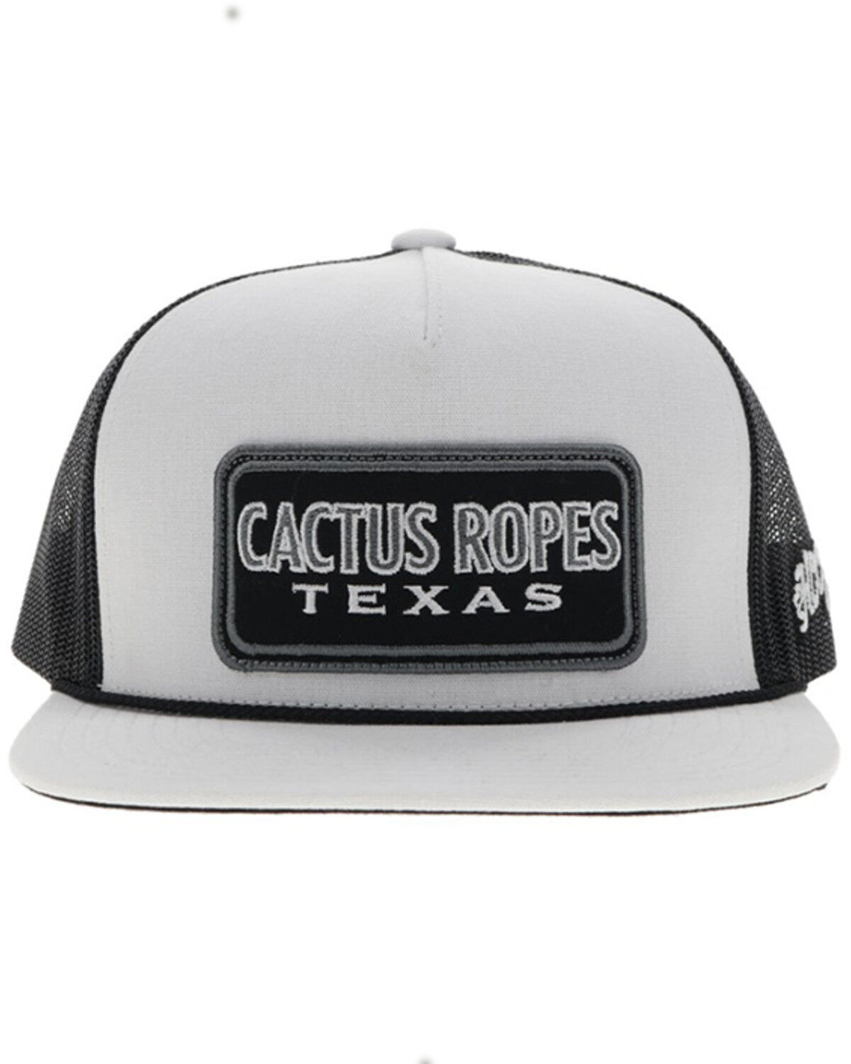 Image #3 - Hooey Men's Cactus Ropes Trucker Cap, White, hi-res