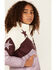 Image #2 - Shyanne Girls' Chevron Color Block Star Jacket, Lavender, hi-res