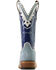 Image #3 - Ariat Women's Riata Suede Western Boots - Broad Square Toe, Blue, hi-res