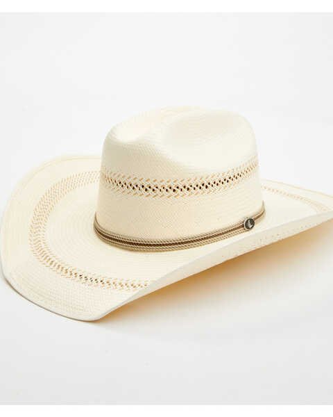 Cody James Men's Calton Shantug Weave Cowboy Hat , Ivory, hi-res