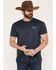 Image #1 - Kimes Ranch Men's Heavy Text Short Sleeve Graphic T-Shirt, Navy, hi-res