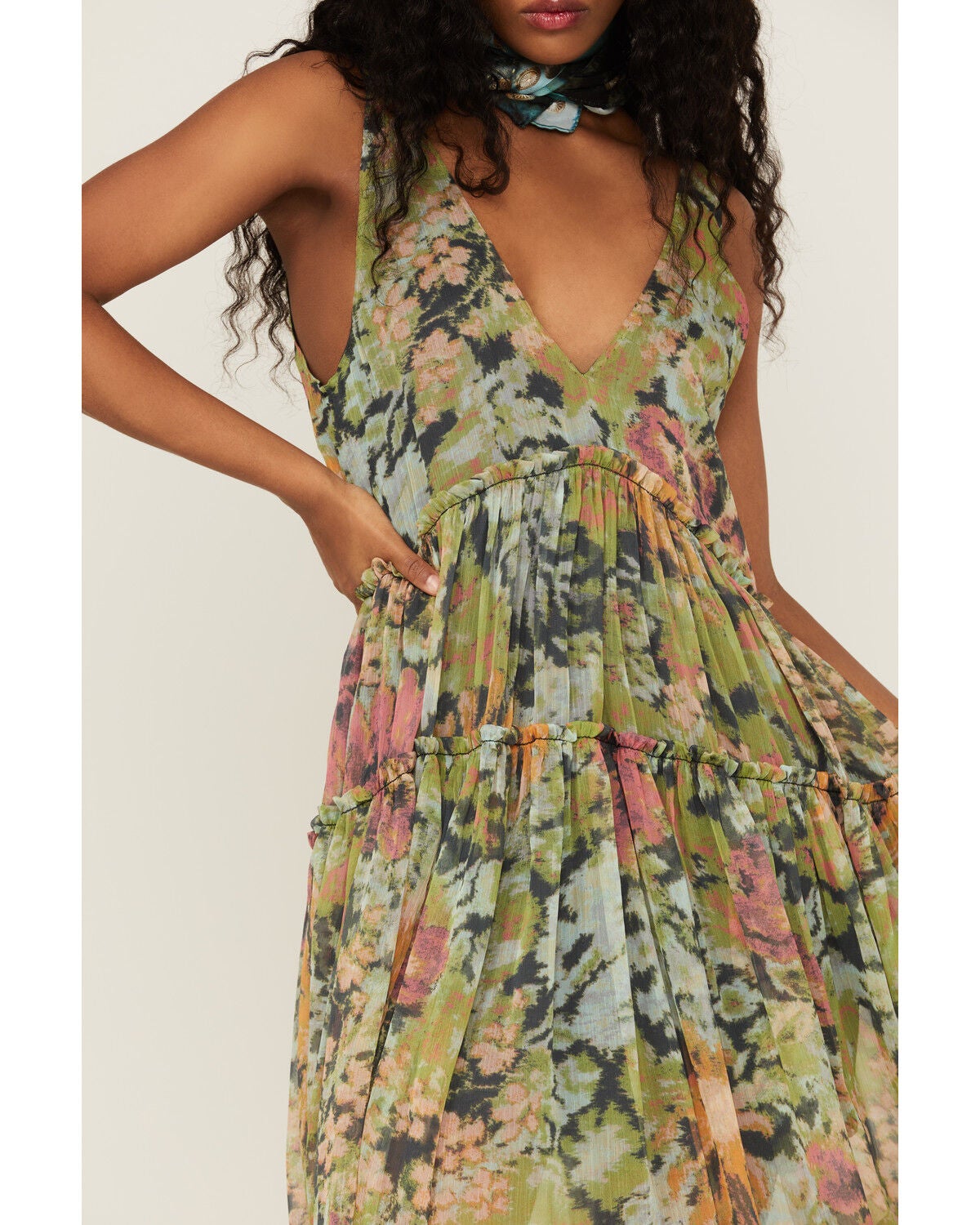 Julianna Misty Combo Maxi Dress | Sheplers