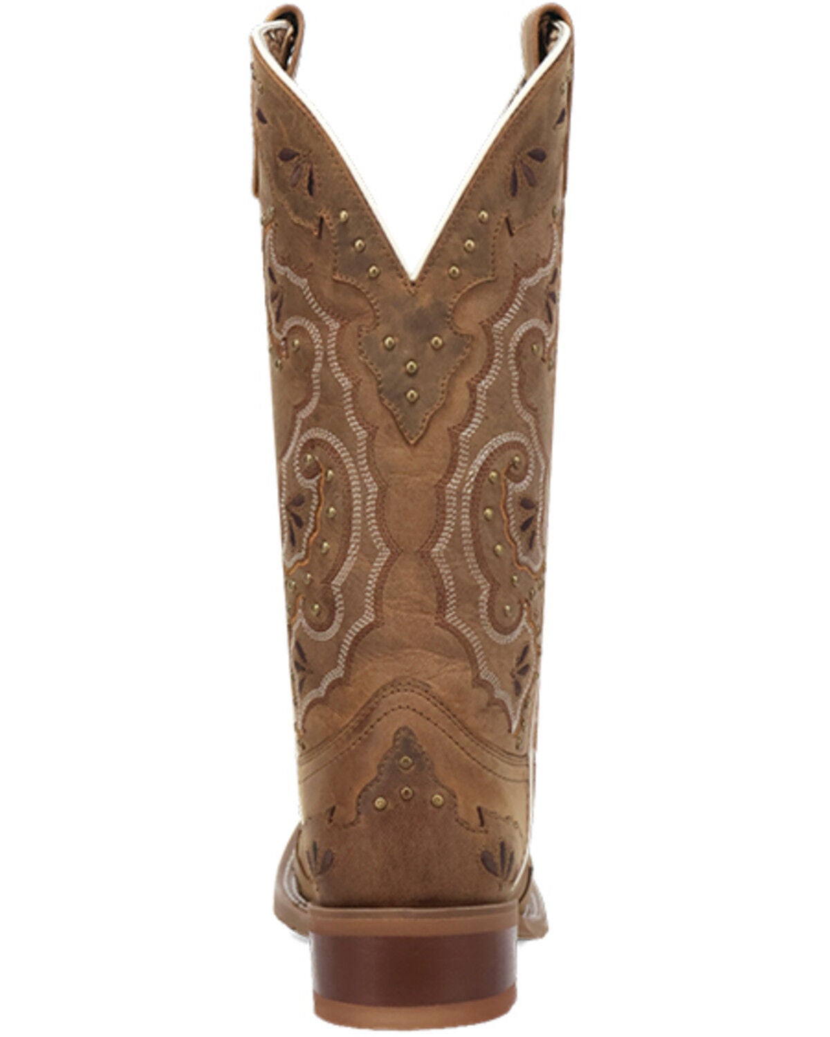 Image #5 - Laredo Women's Lottie Performance Western Boots - Broad Square Toe, Sand, hi-res
