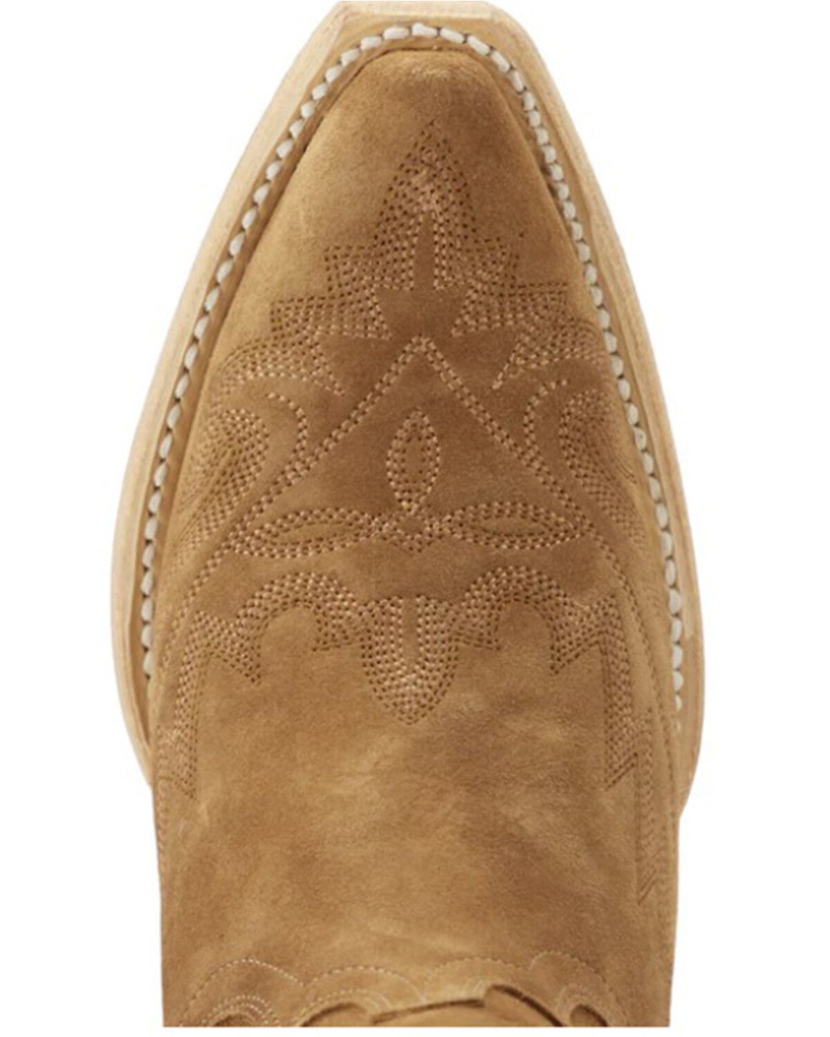 Image #6 - Lane Women's Lexington Suede Western Booties - Snip Toe, Brown, hi-res