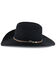Cody James Men's 3X Wool Felt Cowboy Hat, Black, hi-res