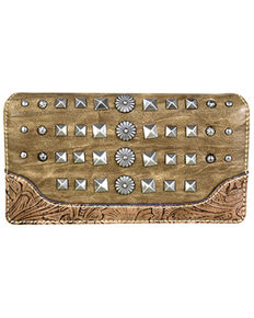 Montana West Women's Kaki Stone Wallet, Beige/khaki, hi-res