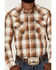 Image #3 - Pendleton Men's Frontier Large Plaid Snap Western Shirt, Brown, hi-res