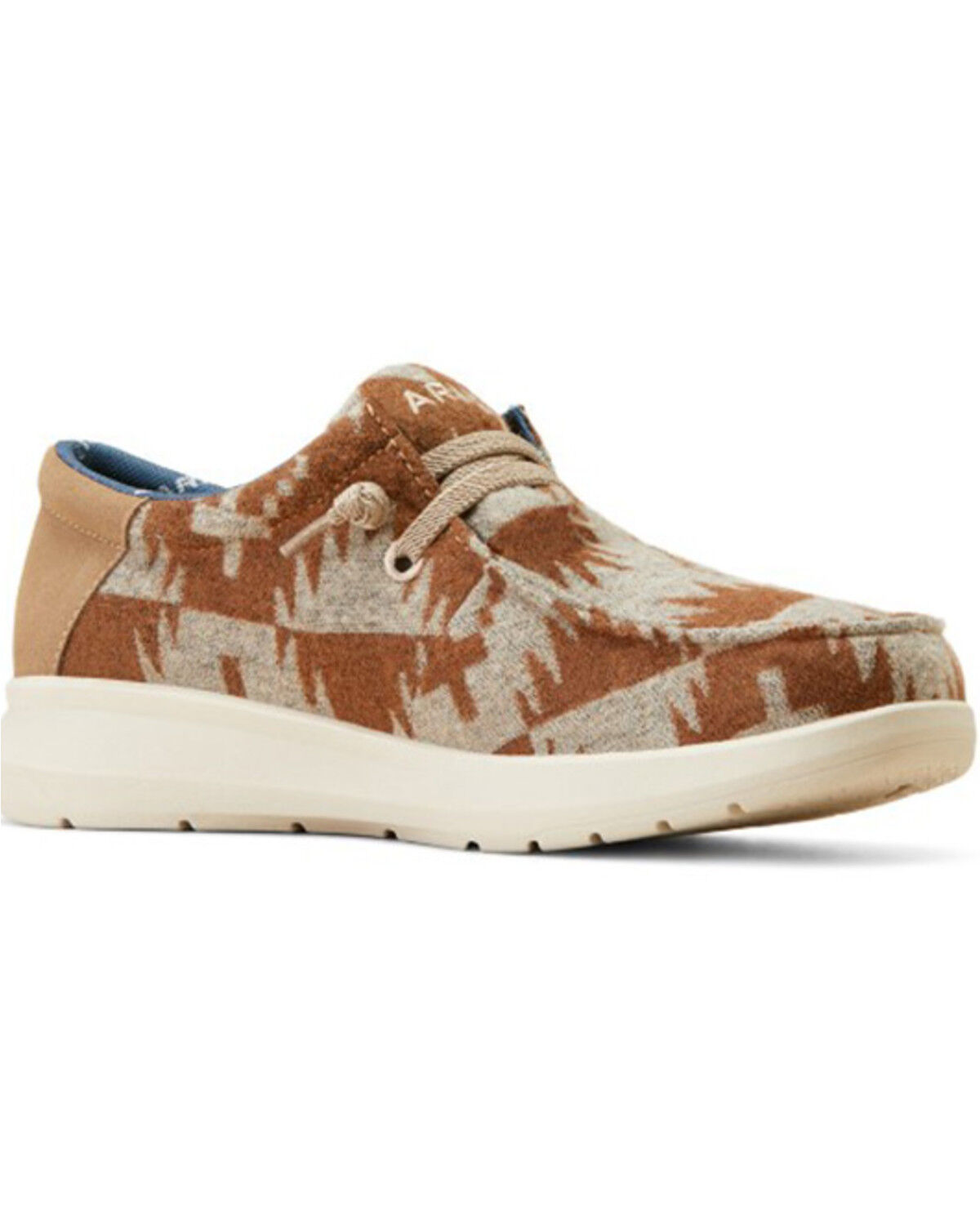 Image #1 - Ariat Men's Hilo Stretch Casual Shoes - Moc Toe, Brown, hi-res