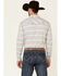 Image #4 - Moonshine Spirit Men's Line Dance Horizontal Stripe Long Sleeve Snap Western Shirt, Grey, hi-res