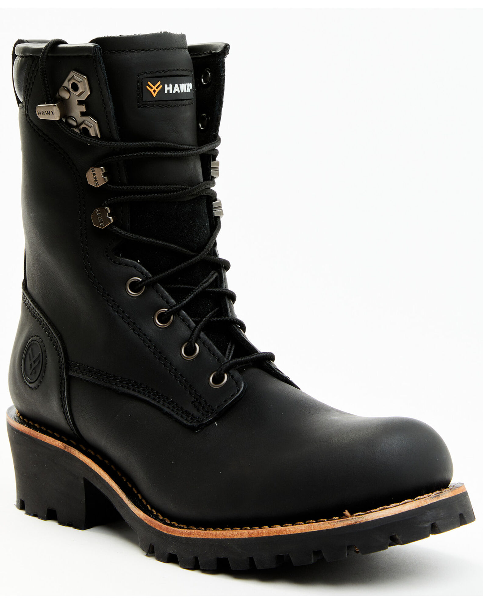 Hawx Men s 8 Logger Work Boots Soft Toe Sheplers