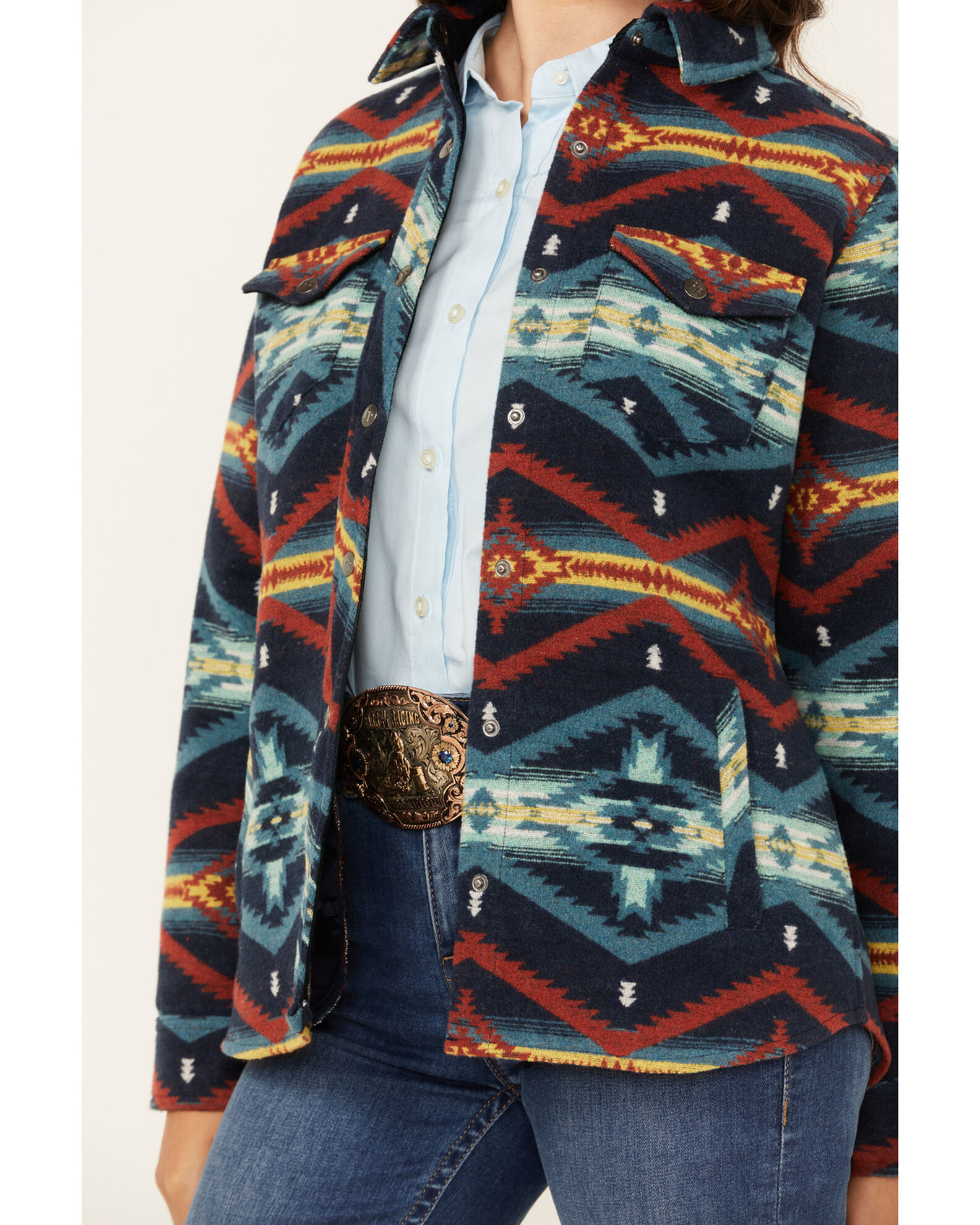 Panhandle Women s Southwestern Print Wool Jacket Sheplers