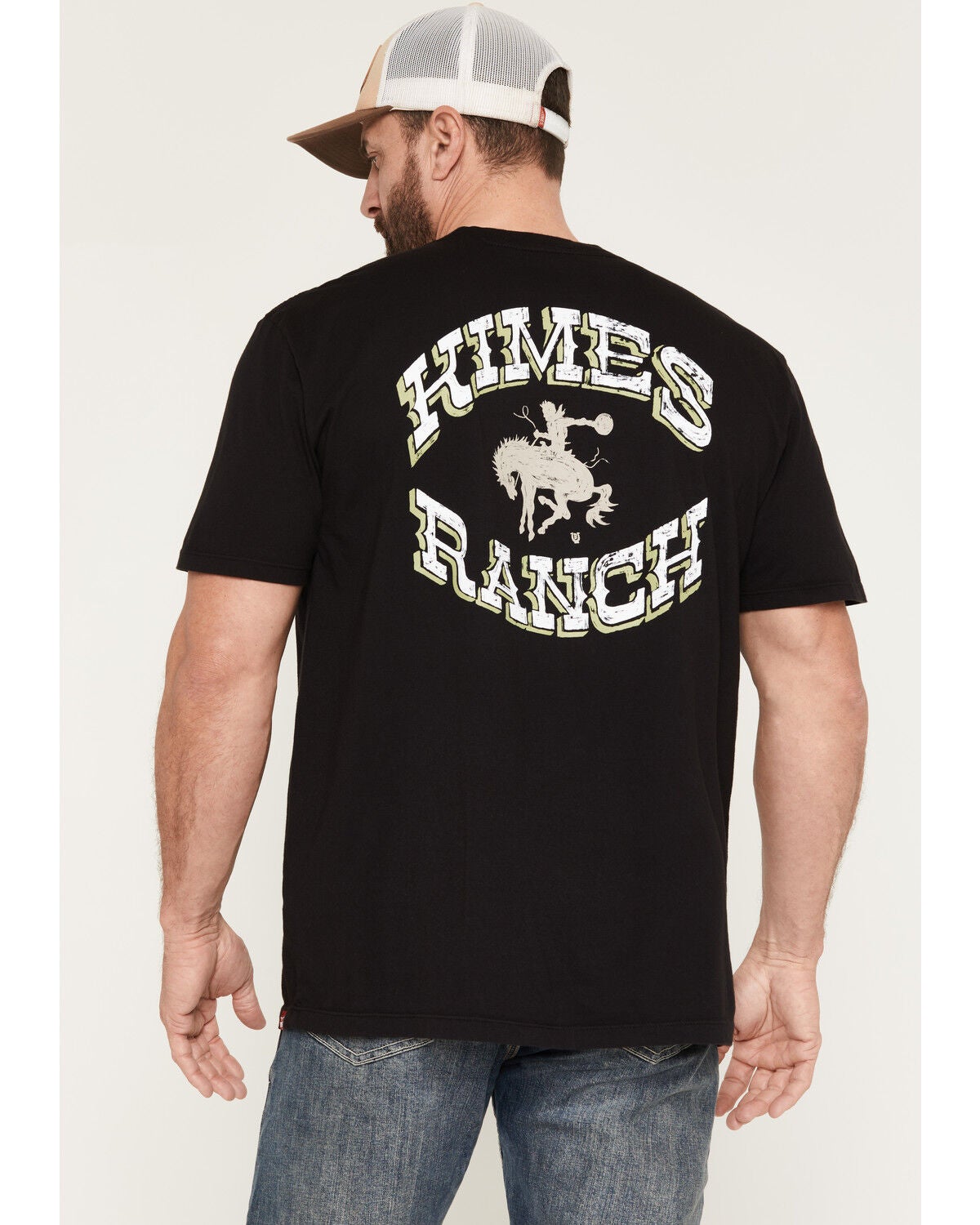 Image #1 - Kimes Ranch Men's Lucky B Short Sleeve Graphic T-Shirt, Black, hi-res