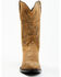 Image #4 - Tony Lama Men's Outpost Desert Goat Leather Western Boots - Round Toe, Tan, hi-res