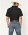 Image #4 - Cody James Men's Basic Twill Short Sleeve Button-Down Stretch Western Shirt, Black, hi-res