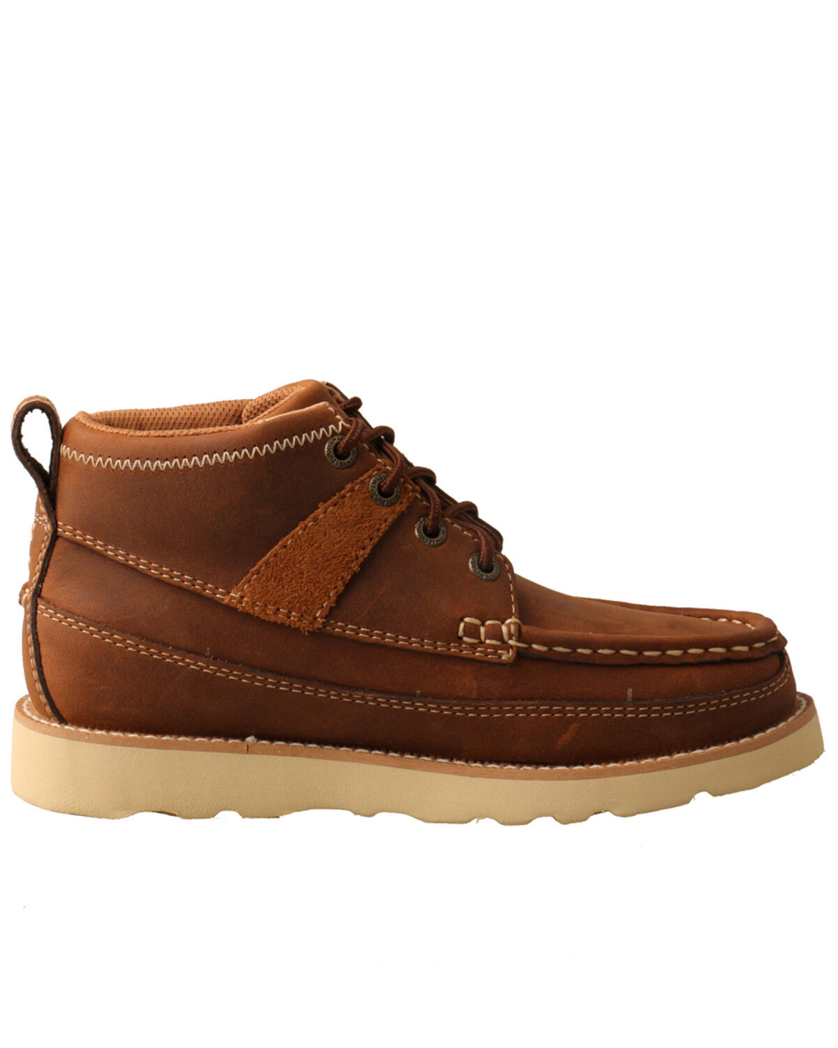 Image #2 - Twisted X Boys' Wedge Sole Moc Boots - Soft Toe, Brown, hi-res
