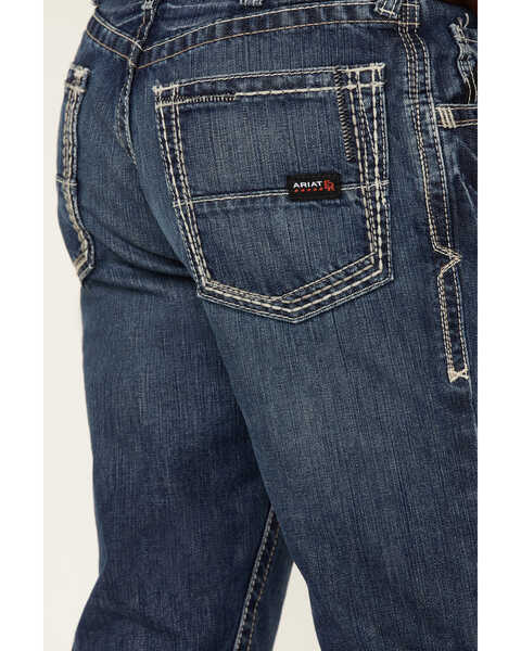 Ariat Men's FR M4 Low Rise Bootcut Work Jeans, Denim, hi-res