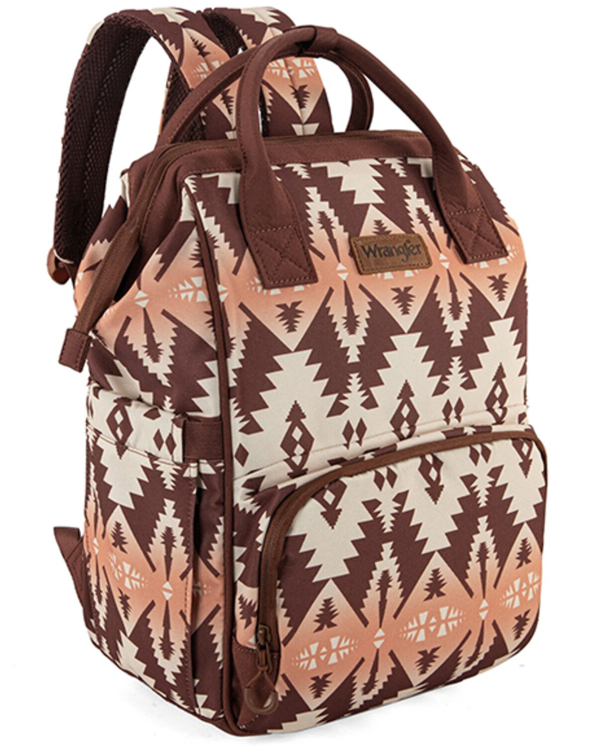 Image #1 - Wrangler Women's Callie Southwestern Print Backpack, Brown, hi-res