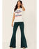 Image #2 - Bandit Women's White I Dance Country & Western Graphic Tee, White, hi-res