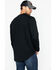 Image #2 - Hawx Men's Logo Crew Long Sleeve Work T-Shirt - Tall, Black, hi-res