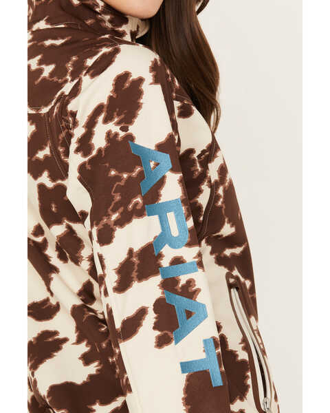 Image #3 - Ariat Women's Pony Print New Team Softshell Jacket, Multi, hi-res