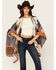 Image #3 - Shyanne Women's Southwestern Print Shawl, Off White, hi-res