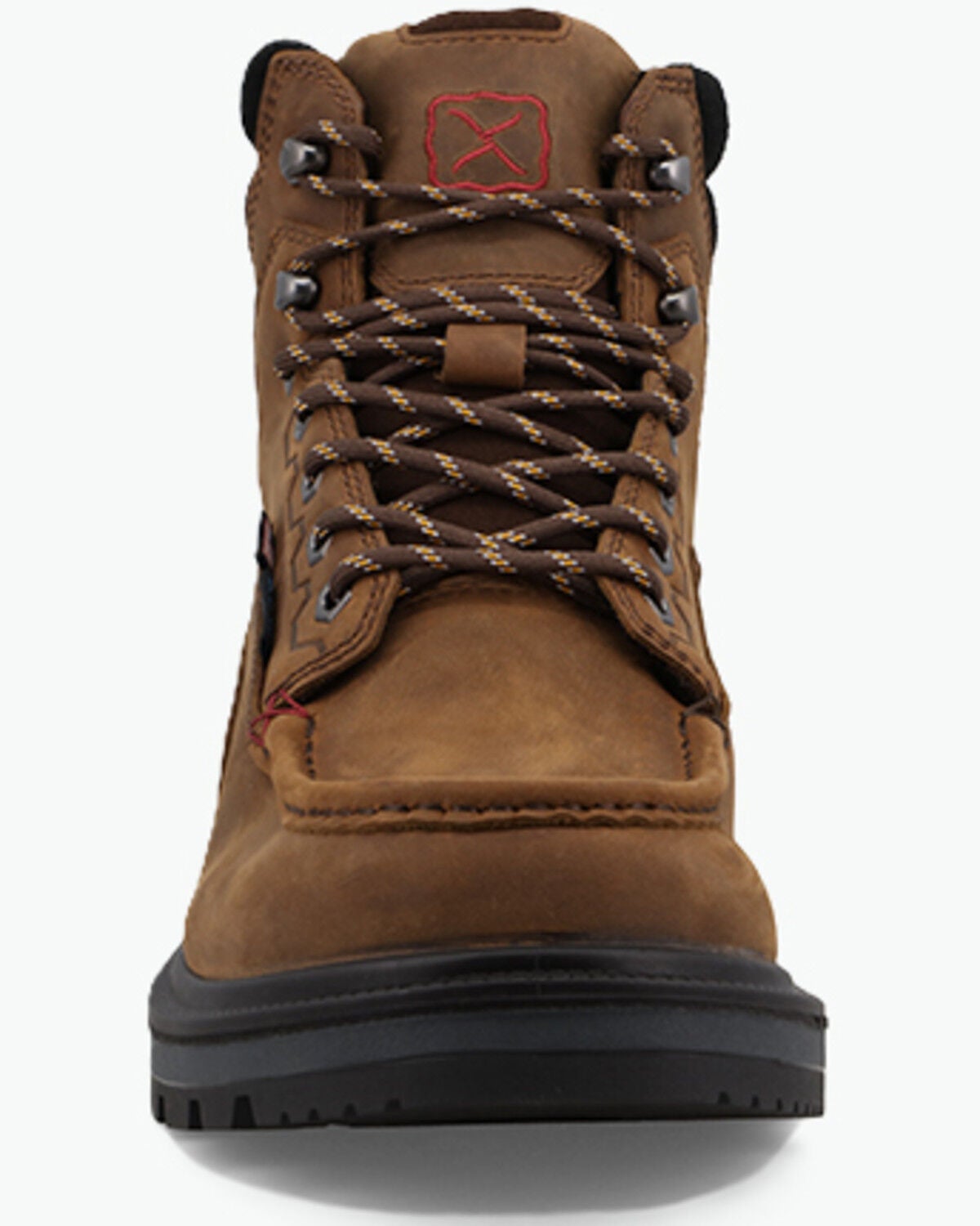 Image #2 - Twisted X Men's 6" Lace-Up Waterproof Work Boots - Soft Toe, Brown, hi-res