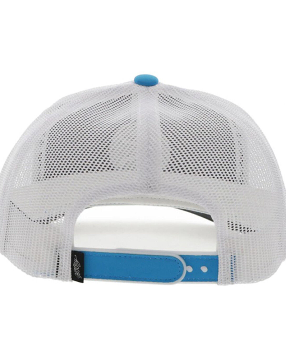 Image #2 - Hooey Men's Primo Logo Embroidered Trucker Cap, Blue, hi-res