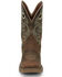Image #4 - Justin Men's 11" Rush Western Boots - Broad Square Toe, Brown, hi-res