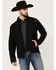 Image #2 - RANK 45® Men's Mexico Embroidered Seal Softshell Jacket, Black, hi-res