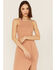 Cleo + Wolf Women's Split Side Tank Midi Dress, Beige/khaki, hi-res