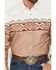 Image #3 - Rodeo Clothing Men's Southwestern Border Print Long Sleeve Snap Western Shirt, Camel, hi-res